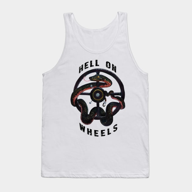 Hell On Wheels Tank Top by FiendishThingyArt